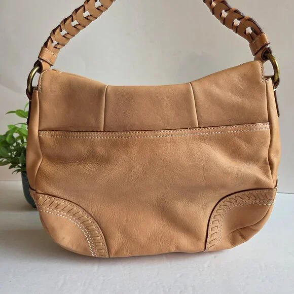 EUC Coach Poppy Whipstitched Hobo (#19004) in Natural Vachetta Leather - Picture 3 of 16